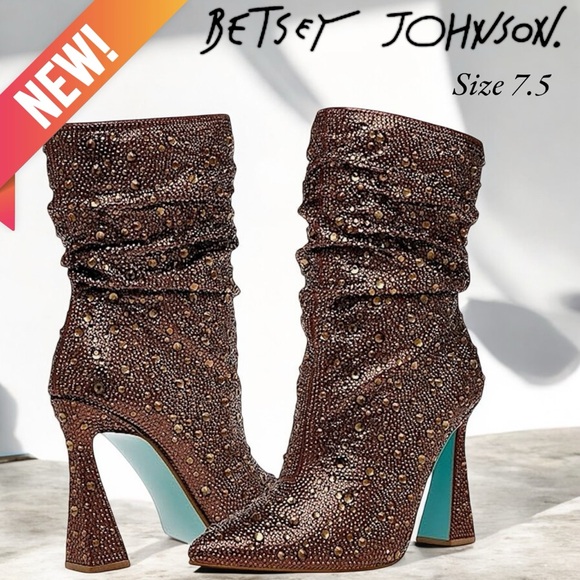 Betsey Johnson Shoes - NWT Blue by Betsey Johnson Women's Mac Ankle Boot